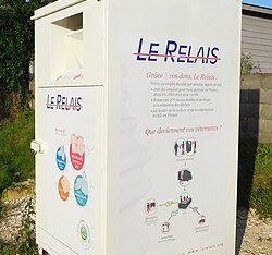 Interruption de la collecte des textiles, linges et chaussures – Bornes « Le Relais