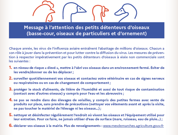 LUTTE CONTRE L’INFLUENZA AVIAIRE