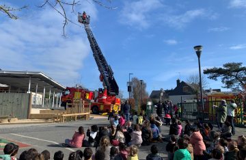Exercice incendie en conditions réelles à l’école Le Chat Perché
