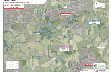 Travaux de voirie à Saint-Erblon – Perturbation de circulation