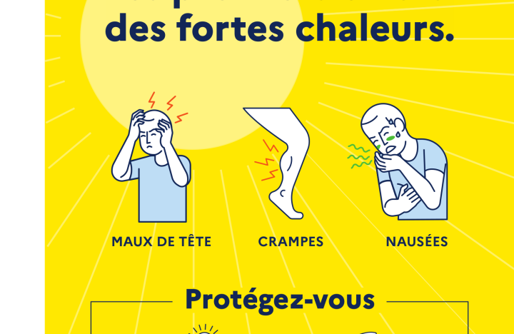 Limitation de l&rsquo;accueil scolaire et périscolaire en raison de la canicule