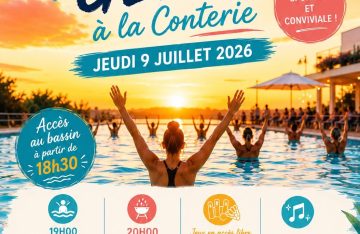 Aquagym Géant à la piscine de la Conterie