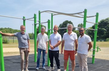 Inauguration des équipements de street workout