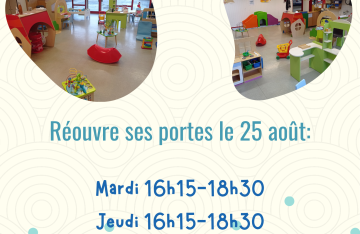 Réouverture du Lieu d&rsquo;Accueil Enfants Parents Barbabulle