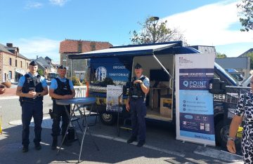 Présence de la Brigade Mobile Territoriale sur le marché