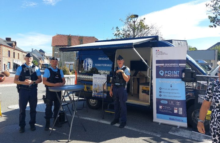 Présence de la Brigade Mobile Territoriale sur le marché